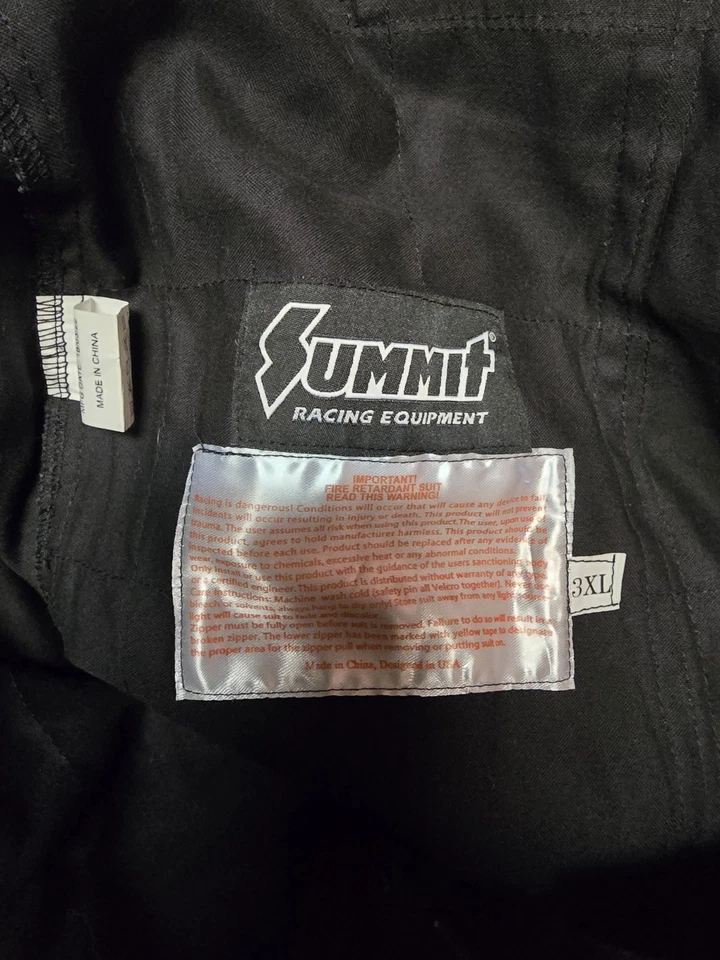Summit Racing Single Layer Driving Pants  Size XXXL - Image 4 of 4