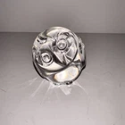 Vintage Steuben Signed Crystal Owl Paperweight Art Glass Figurine No Box 2.25"
