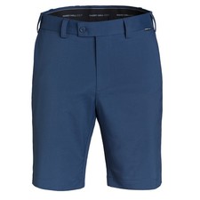 Harry Hall Mens Stretch Golf Shorts Navy Blue