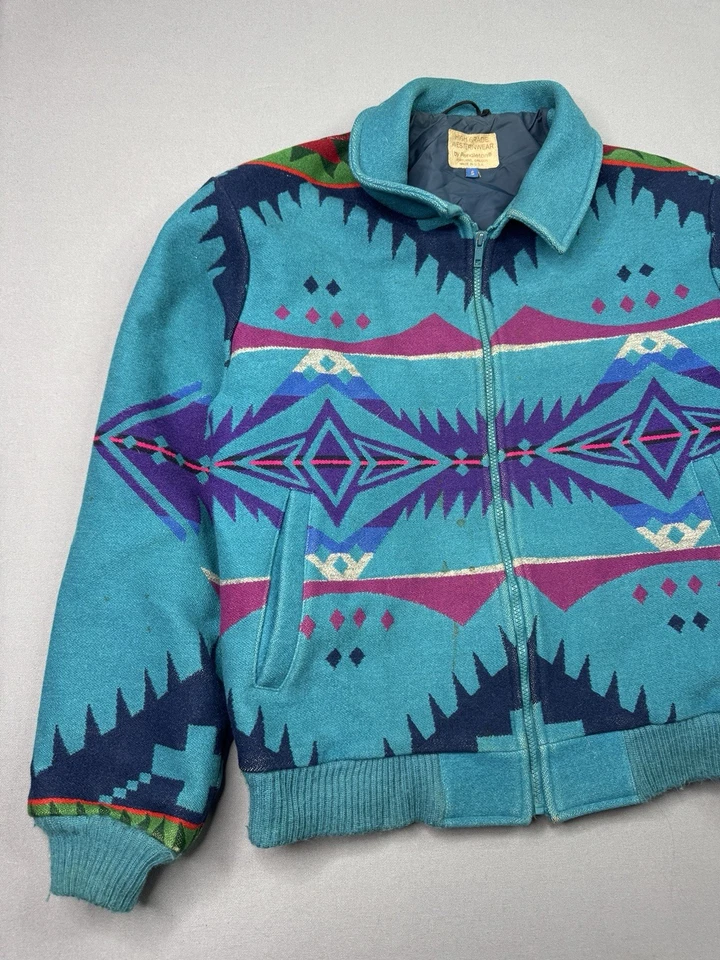 Vintage Pendleton High Grade Westernwear Wool Jacket Size - S  - Image 2 of 4
