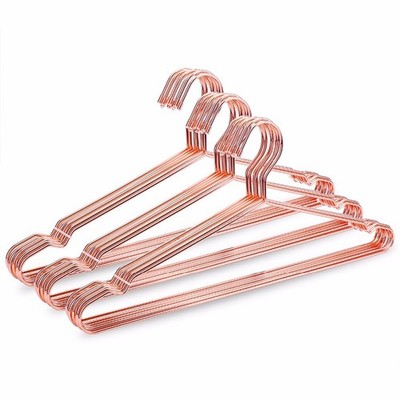 10 Stück Serie Kupfer Rose Gold Metall Kleidung Kleiderbügel für Chemi2507