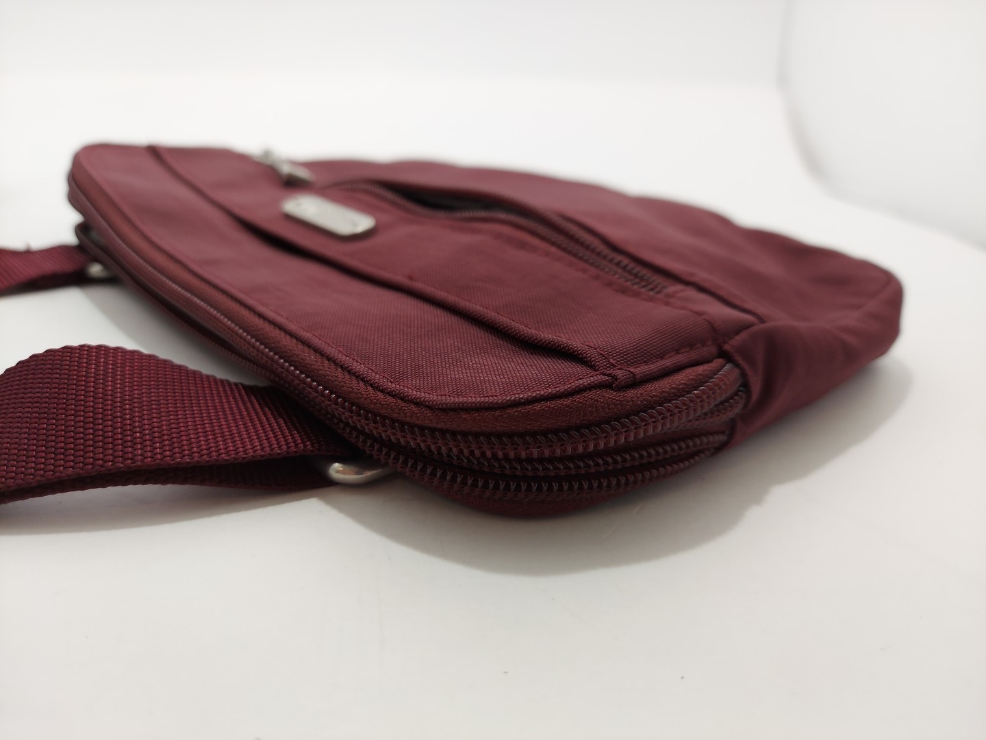 Baggallini Dark Cherry Double Zip Medium Crossbody - image 7