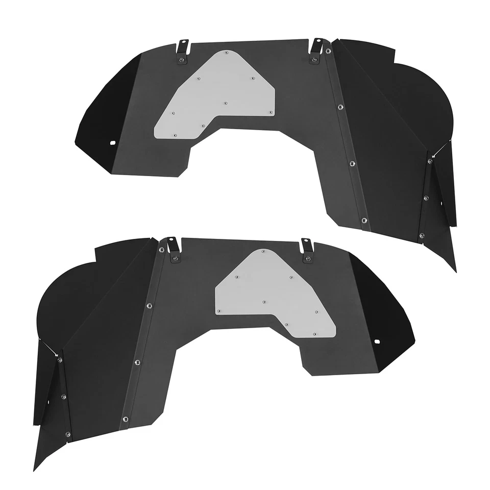 Forros de guardabarros interiores delanteros de aluminio Wrangler JL compatibles con Jeep 2018-2025 Foto 4 de 4