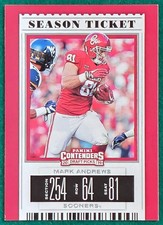 Mark Andrews - 2019 Panini Contenders Draft Picks #66 - Oklahoma Sooners Card