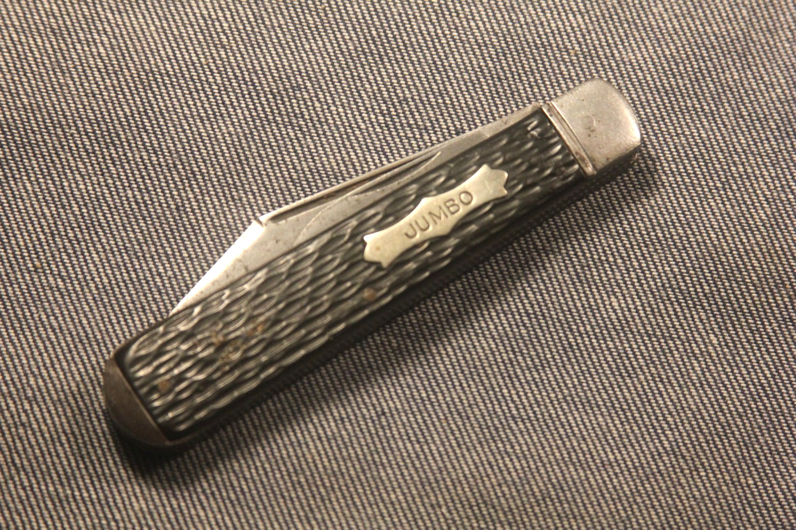 VINTAGE HIBBARD SPENCER BARTLETT & CO. JUMBO JACK KNIFE