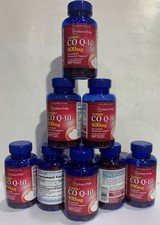 Lot of 8 Puritan's Pride CoQ10 400mg Q-Sorb 60 Softgels Antioxidant Heart Health