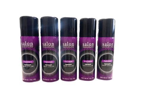 5pk Salon on 5thAve NYC Temporary Hair Color FUSCHIA/Halloween Instant Color 11z