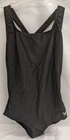 Speedo Women's Ultra Back One Piece Swimsuit Black Size 10    SJ