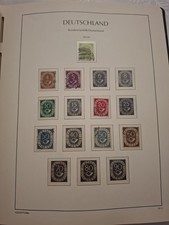 BRD Sammlung 1951-1963 in Leuchtturm-Vordruckalbum - Posthorn-Satz, Heuss, Europ