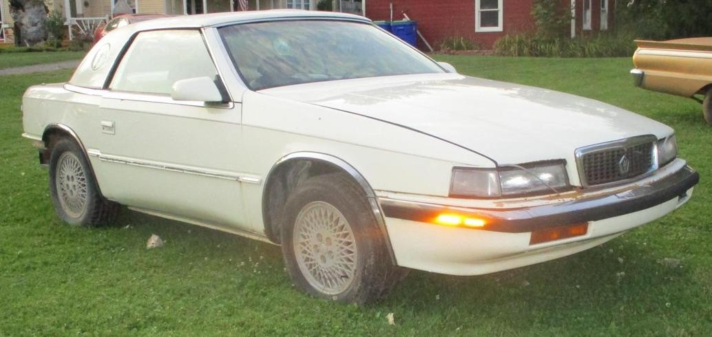1991 91 89 90 Chrysler TC Maserati Parts Car Complete w/ CD Player
