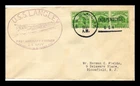 US COVER USS LANGLEY INDEPENDENCE DAY USA NAVAL CANCEL FIRST AIRCRAFT CARRIER