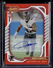 2022 Absolute #145 Arnold Ebiketie Signature Rookies Spectrum Orange SN,RC,AU