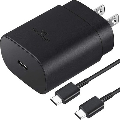 Original Samsung Galaxy S25/S24/S23 +/Ultra 25W USB-C Super Fast Charger & Cable