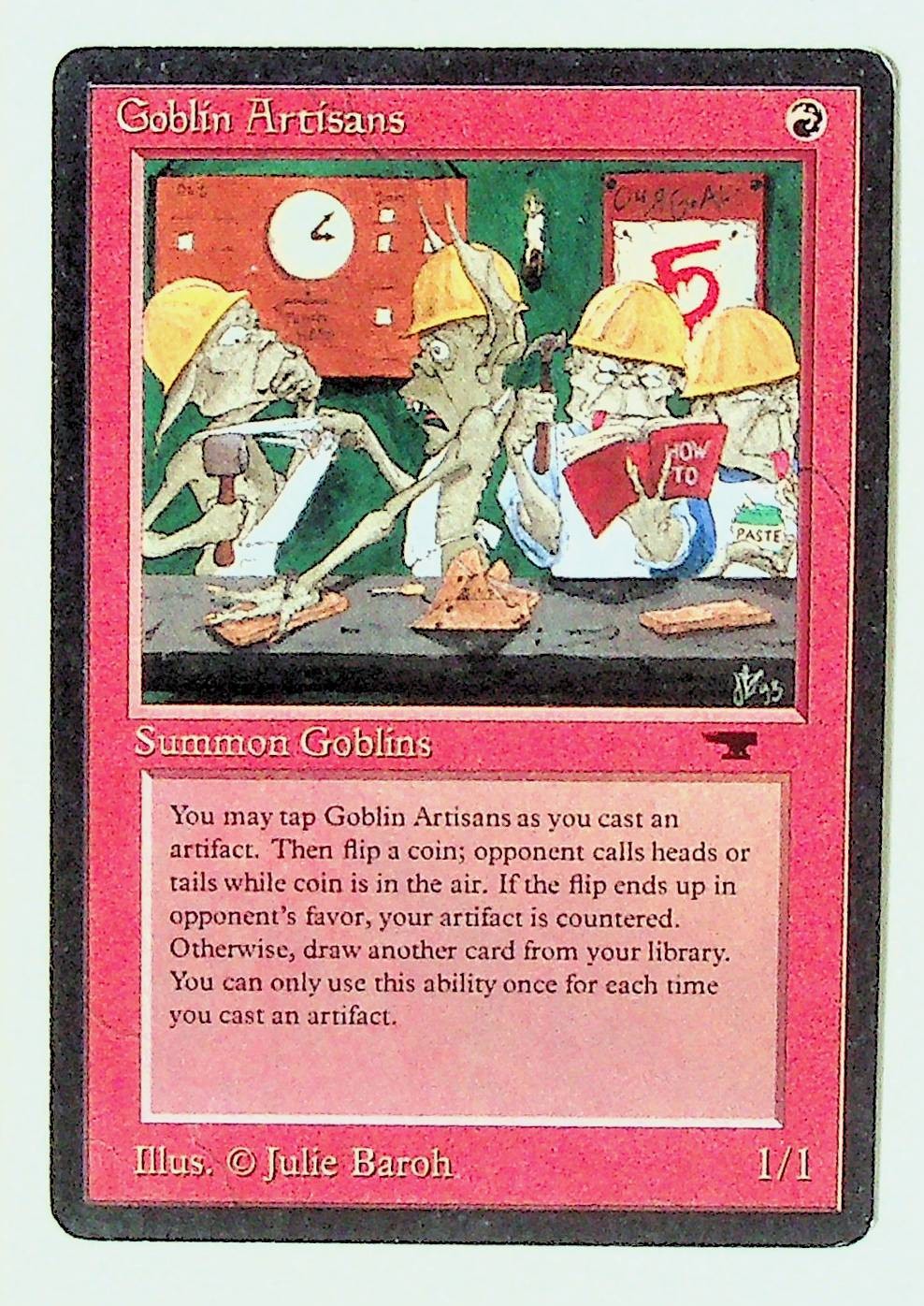 Goblin Artisans Antiquities Regular Card