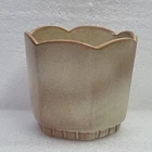 Frankoma Pottery Planter Pot Bowl #37 Vintage Brown Satin, 4 1/8" Tall