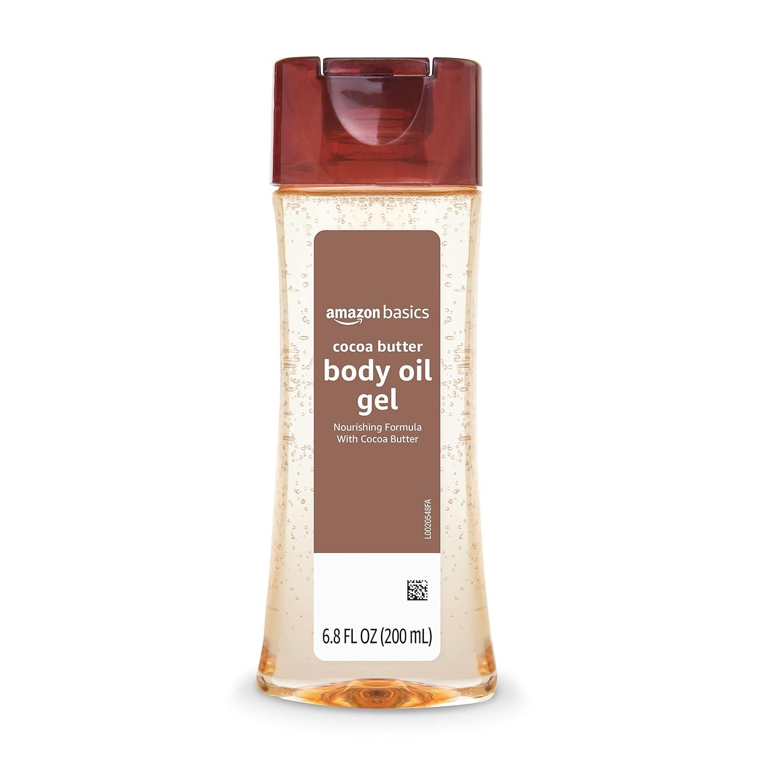 Amazon Basics Body Oil Gel with Cocoa Butter, Paraben Free, 