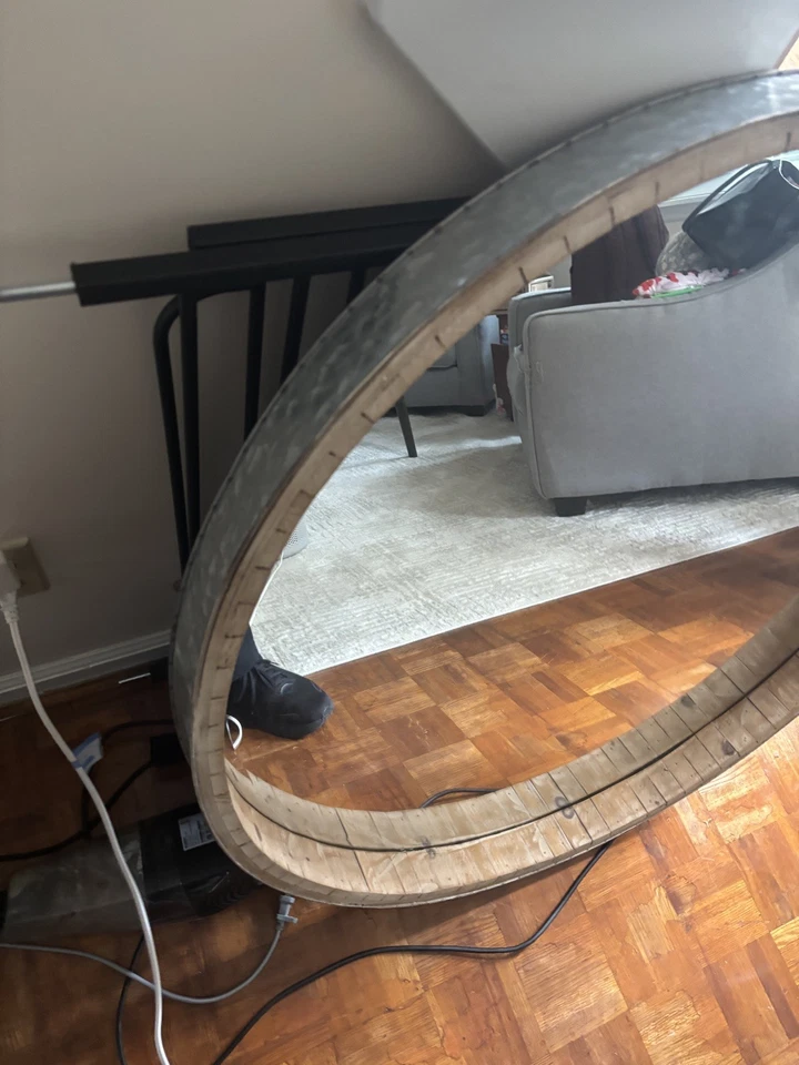 Nuevo Cooper Classics 36.25" x 36.25" Espejo Mamut Marco de Madera Rústico Foto 4 de 4