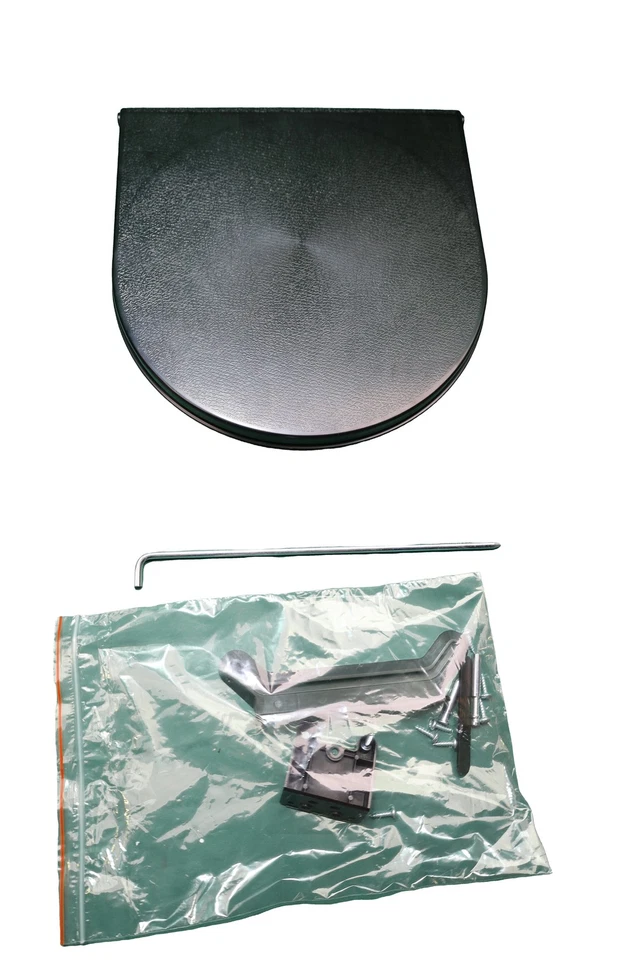 Poubelle 30 l automatique cuisine anthracite/noir porte placard - Photo 3/4