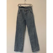 Market Straight Leg High Waist Jeans Sz M