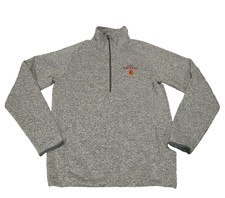 League Mens Triblend Sweats USC Trojans Gray 1/4 Zip Pullover Sweatshirt Size M