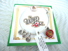 Alex and Ani WIZARD OF OZ, HEART CLOCK Bangle New With Tag Card Box