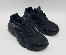 Nike Air Huarache Run GS Youth's Size 5Y Running Shoes Triple Black
