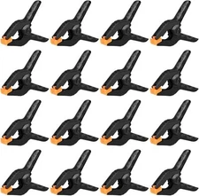 16 Pack Spring Clamps - 3.5 Inch Small Clamps for Backdrop Stand, Heavy Duty ...