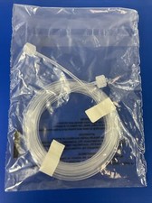 Lot of 3 Clear Tubing Line, 10' Length .047" 1.19mm ID - Male Luer Connectors