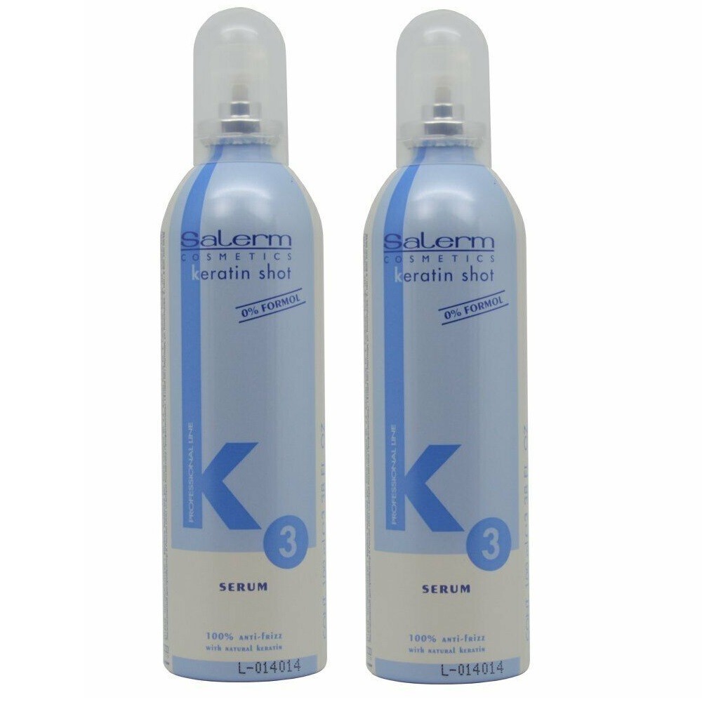 Сыворотка Salerm Keratin Shot 3,38 унции / 100 мл (2 упаковки)