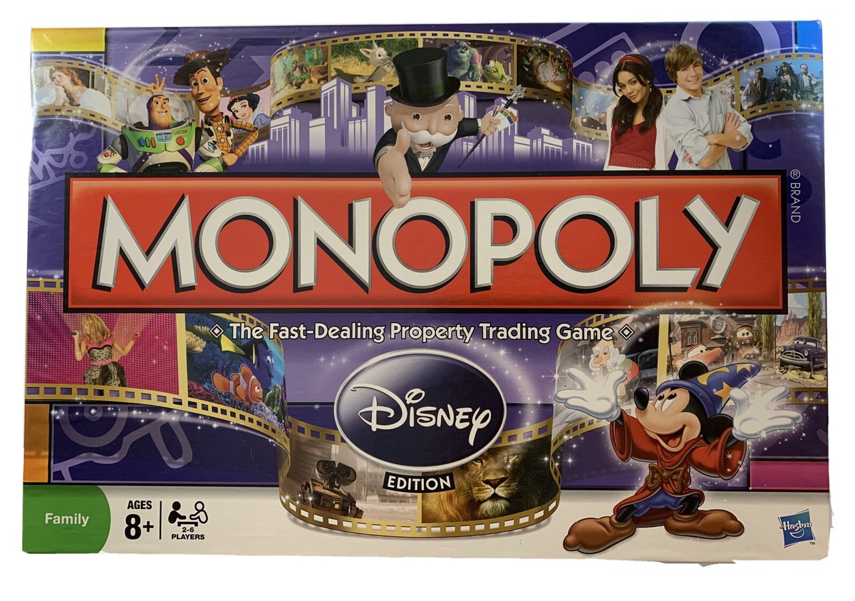 MONOPOLY DISNEY EDITION with Golden Tinkerbell 2009 Family
