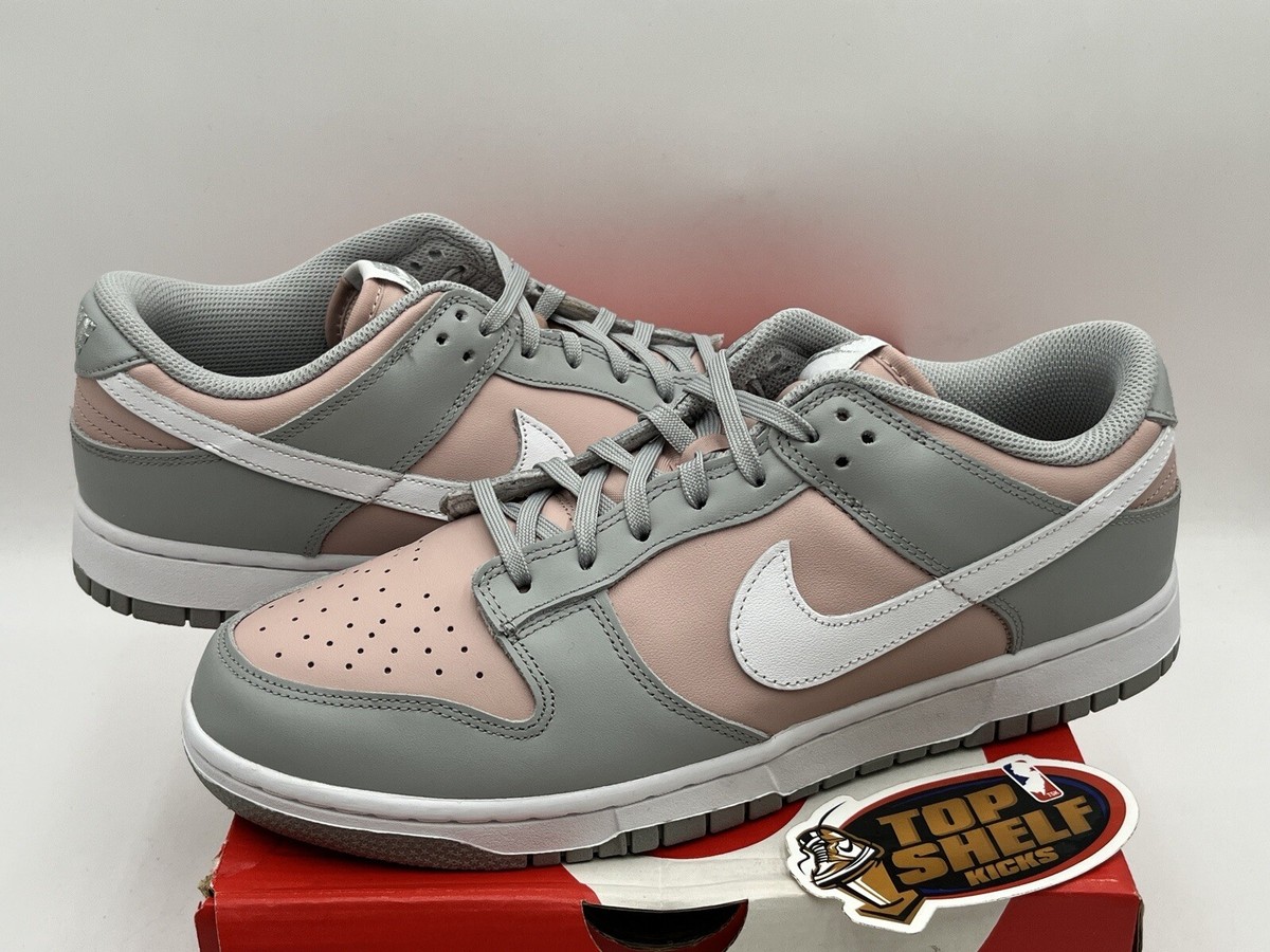 靴 NIKE DUNK LOW us11 Nike Dunk Low Soft Grey Pink 2021 Size 11W/9.5M Authentic
