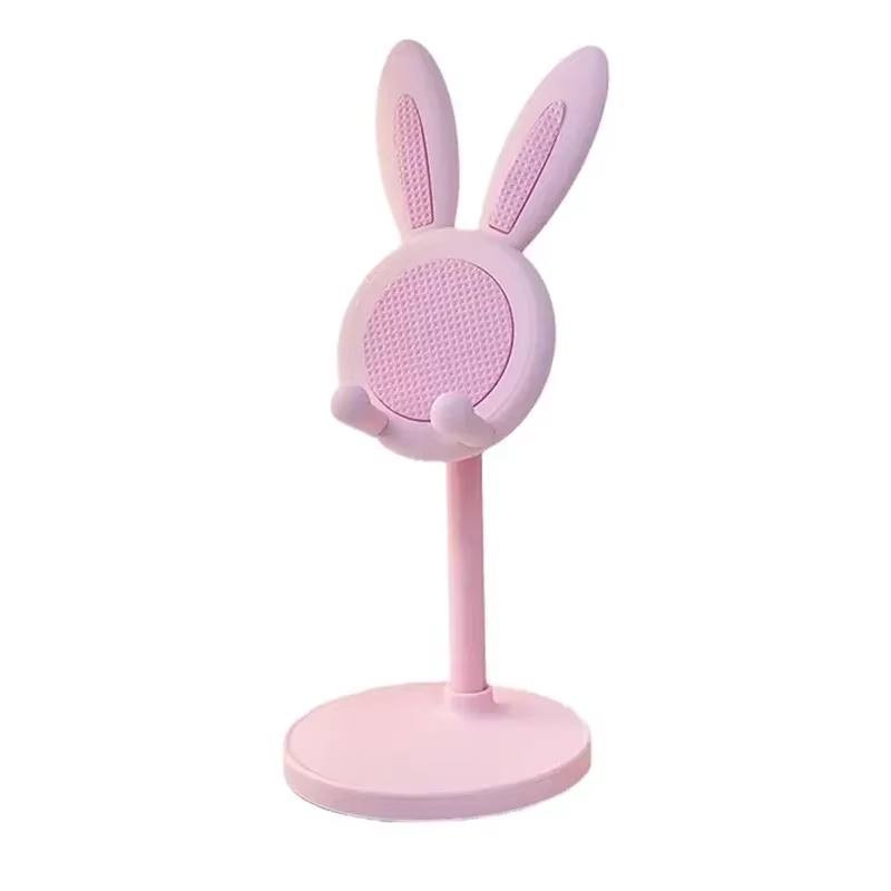 Adjustable Bunny Phone Stand for Desk with Angle & Height Control  