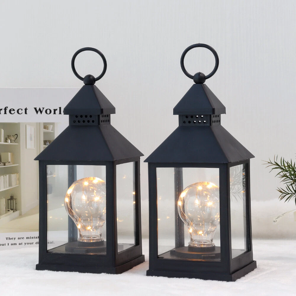 Black Plastic Table Lamp Battery Operated Lamp Hanging Lamp Patio