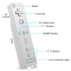 Built in Motion Plus Remote Controller &Nunchuck for Nintendo Wii /Wii U Console