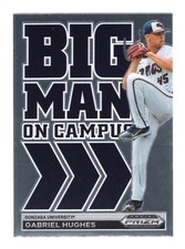 2022 Panini Prizm Draft Picks #BMC-GH Gabriel Hughes Big Man on Campus