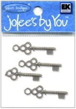 Keys, scrapbook 3D embellishment Jolee's by You JJFA007