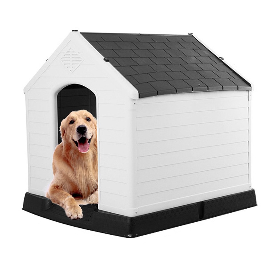 Plastic Dog House Outdoor Indoor Weatherproof Extra Large Shelter Dog