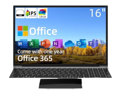 Jumper 16  Laptop  Quad-core Intel Celeron 4GB Ram 125 GB Expenidiblw 1 T Ssd