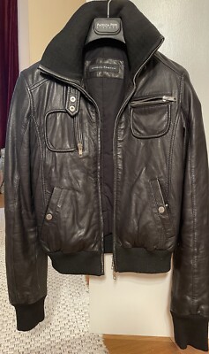【関税＆送料込み】ChloAC Leather Bomber Jacket Dolce & Gabbana Leather Blouson Bomber Jacket | Sendegaro DE