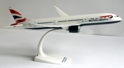 British Airways Boeing 787-9 1:200 Herpa Snap-Fit 611572 Dreamliner Modell B787