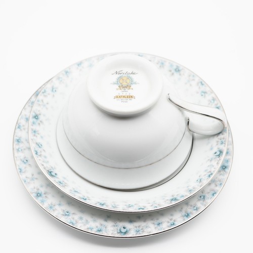 2-sets cups ,saucers & plates vintage noritake Japan 6722 Kathleen . replacement - Picture 6 of 16