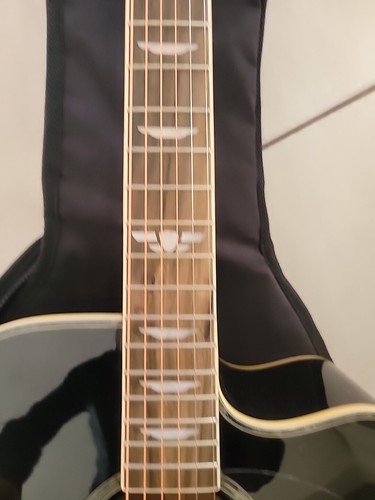 Player by Keith Urban Green 6 String Acoustic Guitar w/Soft Case Plays Amazing - Picture 4 of 14
