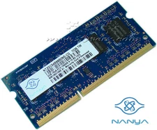 Nanya 2GB DDR3 Laptop Notebook RAM 204p PC3-10600 CL9 8c 256x8 DDR3-1333 SODIMM