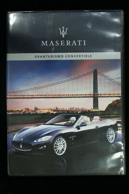 RARE Maserati Granturismo Convertible DVD Brochure 2010