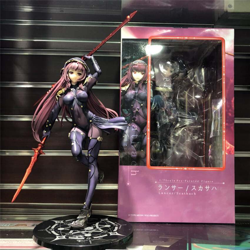 Fate/Grand Order Lancer Scathach Escala 1/7 Figura Modelo Muñeca Juguete Colección Regalo