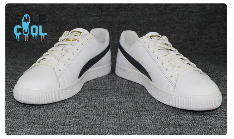 Puma Clyde Core L Foil Lace Up Mens Sneakers Shoes Casual 