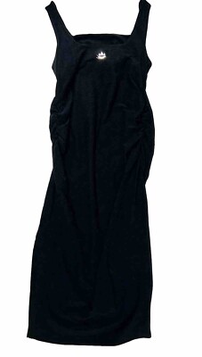 NWTBEYOND THE BUMPXLARGESPACEDYE ICON MIDI DRESSMATERNITYDARKEST  NIGHT | eBay