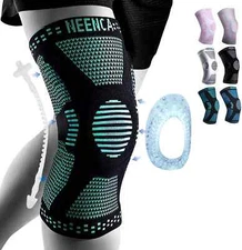 Copper Knee Brace Knee Support with Gel Pad &Side Stabilizers for Knee Pain