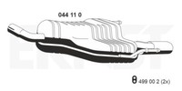 Ernst 044110 EndschalldäMpfer FüR Opel