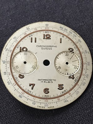 Swiss Dial Chronograph for Landeron Valjoux, 34.9mm